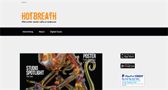 Desktop Screenshot of hotbreathmagazine.com