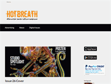 Tablet Screenshot of hotbreathmagazine.com